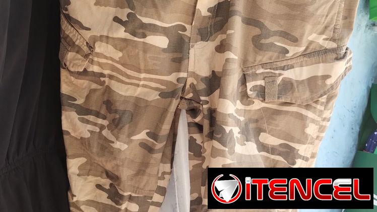 Short 4 puertas de camuflaje talla 34