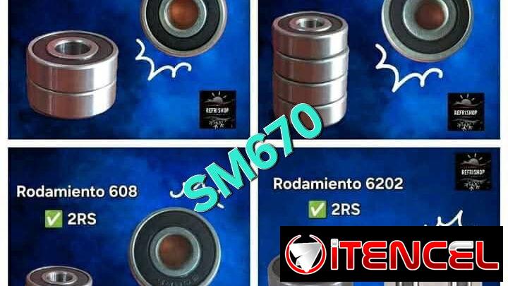 RODAMIENTOS DOMÉSTICOS Y MOTORINAS