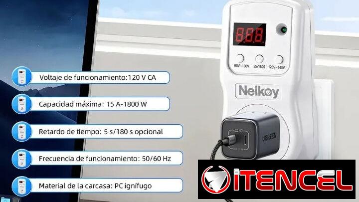 Protector de Voltaje 110 V para equipos Electrodomésticos