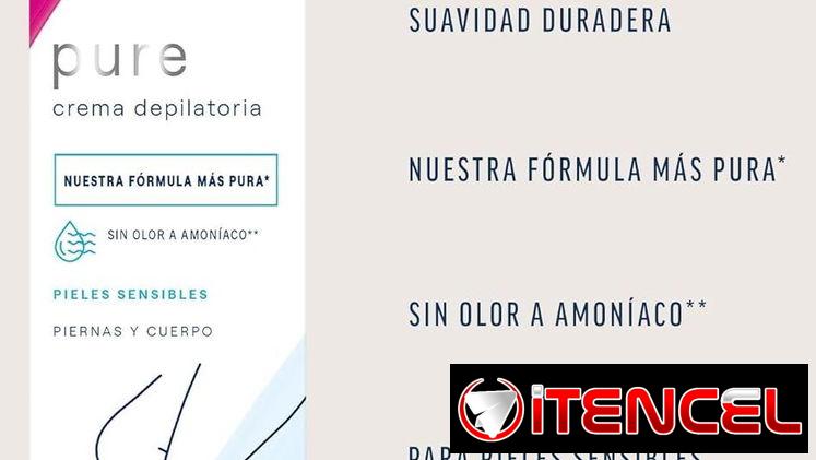CREMA DEPILATORIA DE MUJER VEET PURE, PIERNAS Y CUERPO 200ML