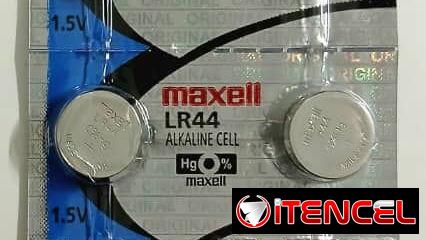 Baterías pilas LR 44 Maxell
