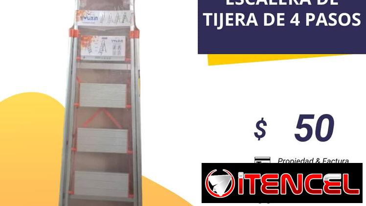 Escaleras de tijera de 3 pasos y de 5 pasos