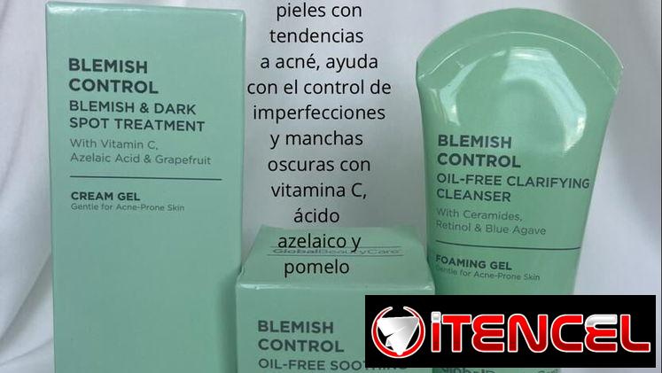 Conjunto de gel refrescante , gel espumoso y crema gel