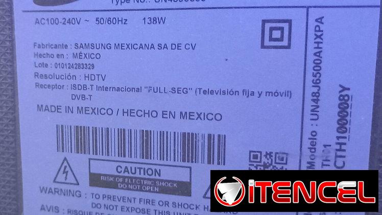 Vendo tv 50″ curvo para las piezas.  Se oye bien, mando ok,