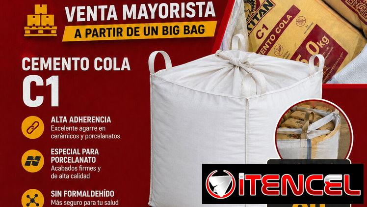 Cemento Cola Gris Porcelánico 25Kg LKTITAN