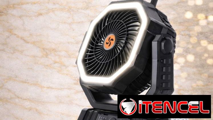 Ventilador F6: potencia, silencio y luz donde lo necesites.