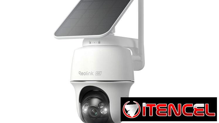REOLINK Argus PT Ultra – Cámara solar 4K 8MP inalámbrica, visión nocturna color