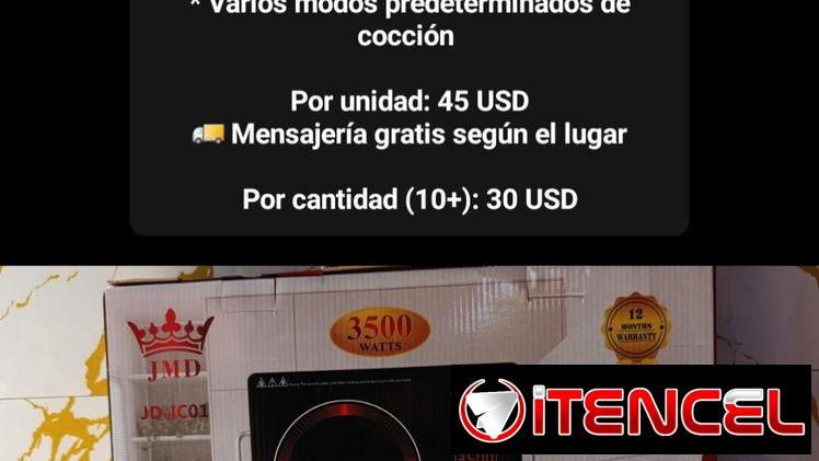 Cocina infrarroja JMD de 3500w por cantidad