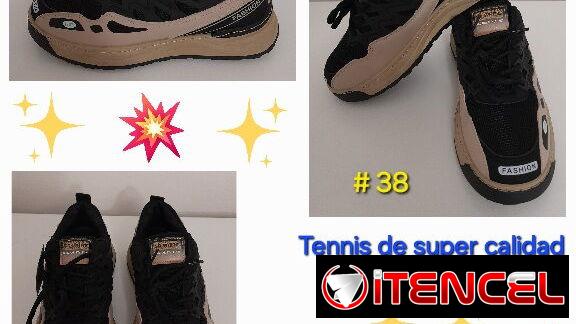 Tennis super buena calidad. Pegados y cocidos originales. # 37 y 38