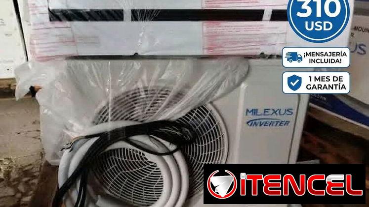 Ofertamos split milexus de 1 tonelada inverter con garantía y mensajería