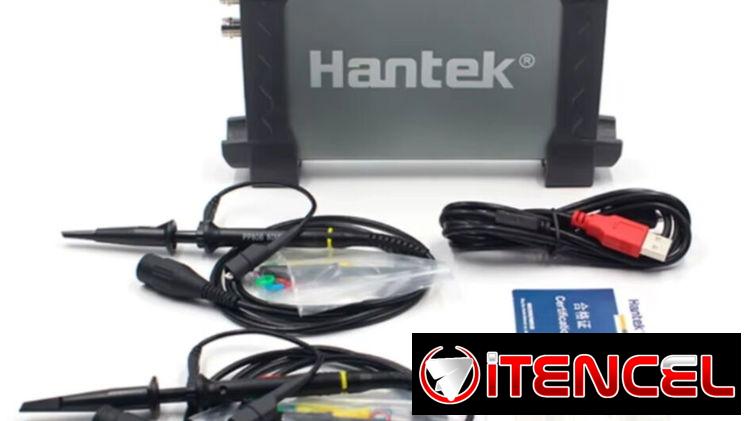 Osciloscopio USB Hantek 6022BE – 2 canales, 20 MHz, portátil – 200 USD