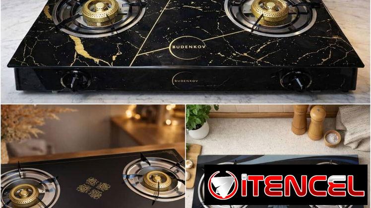 Cocina de gas Rudenkov de Vidrio Templado en venta