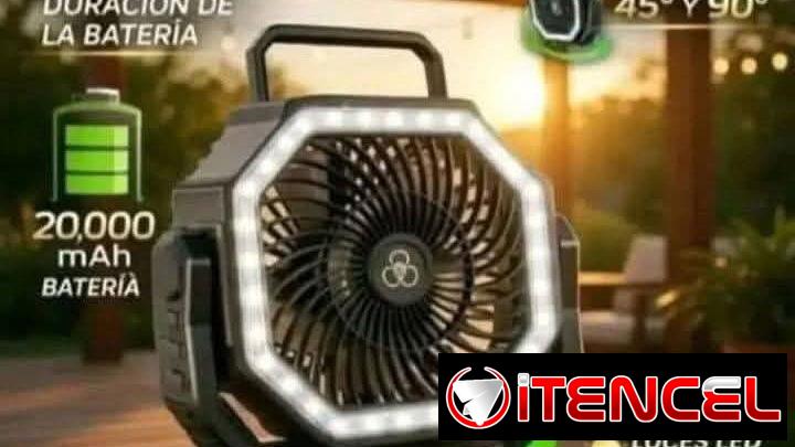 Ventilador recargable f6 original