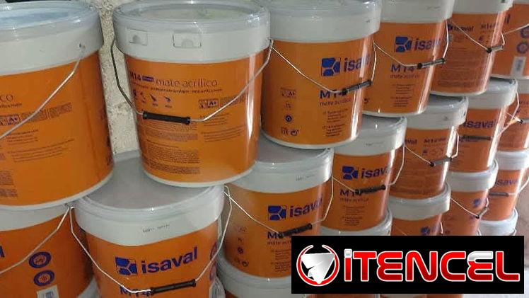 Pintura vinil euroquimica y isaval 15 litros antimoho ATM blanco coco importadas de España