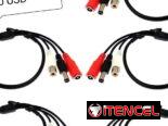 BALUMS VIDEO -CONECTORES BNC- PULPOS o SPLITERS- TRANSFORMADOR 12V-MICROFONOS camaras y otros conectores
