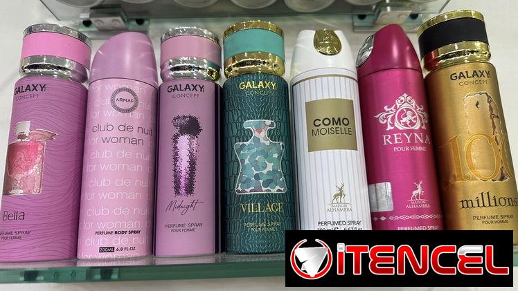 Spray corporal fragancia