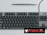 ⌨️Teclado Mecánico Logitech K835 TKL Español Con Cable🔵 Switches Táctiles Azules + Diseño Compacto Para Escritorio🖥️