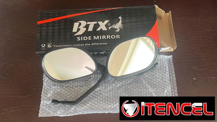 Espejo retrovisor rosca M8 (8mm), para motos, bicicletas electricas, motorinas, etc.