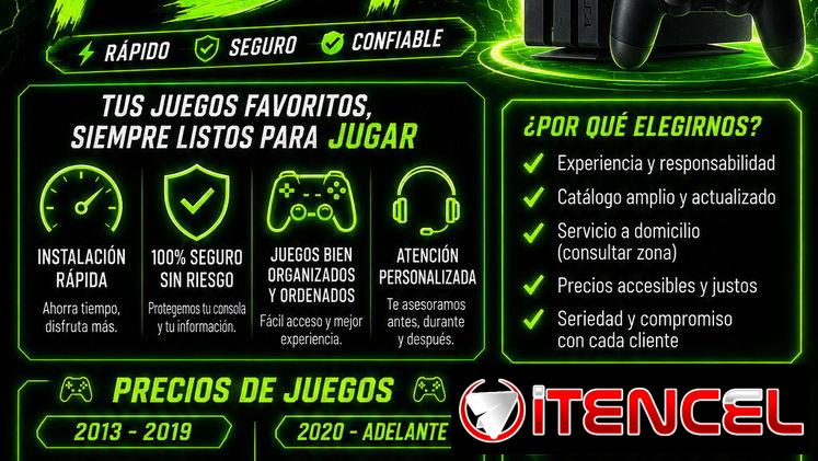 Se copian juegos de ps4 a domicilio