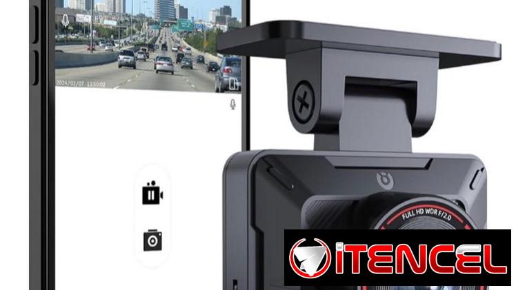 Cámara de tablero FHD 1080P para automóvil, AKEEYO WiFi Dash Cámara para automóviles, mini cámara frontal inalámbrica co