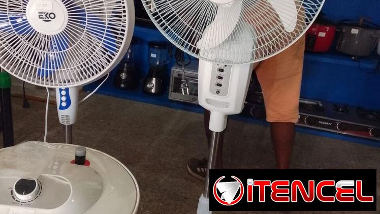 Ventilador recargable de Pedestal 16 pulgadas
