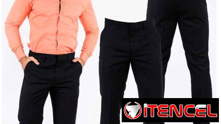 Pantalón de vestir de hombre.