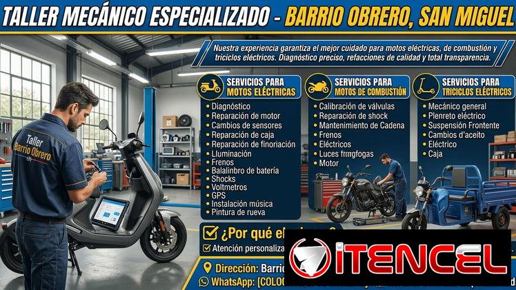 📍 TALLER MECÁNICO ESPECIALIZADO – BARRIO OBRERO, SAN MIGUEL