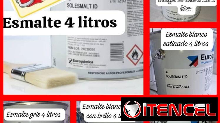 Oxido rojo y gris 4 litros euroquimica linea industrial importada de España en nuestro almacén en playa