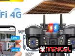 Camara solar d 3 lentes/ 12Mpx/ Wifi