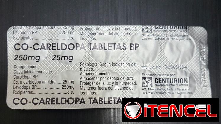 Levodopa cardidopa