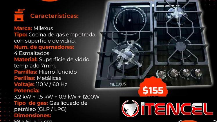🍲 160 🍲 COCINA EMPOTRABLE MILEXUS – 1 INDUCCIÓN. TLF 54833699