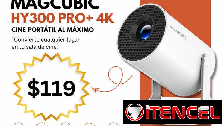 Proyector Magcubic HY300 Pro+ 4K – Cine Portátil al Máximo | videojuegoshabana.com