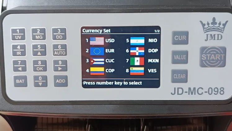 máquina de contar dinero profesional