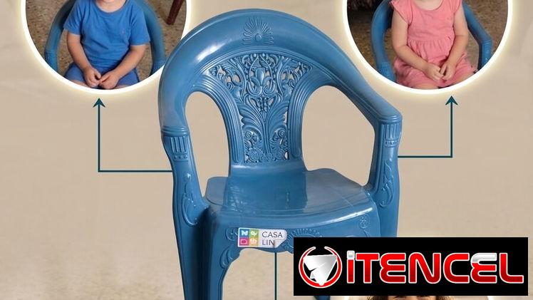 Sillita plástica para niños y niñas de noenos de 10 años