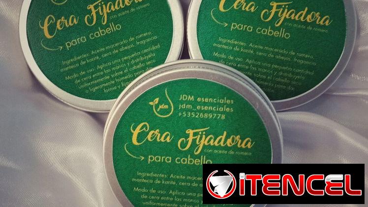 Cera fijadora con aceite de romero