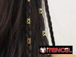 Anillos (pasadores) para el cabello – DORADOS calados –