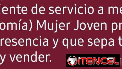 Se busca Dependiente