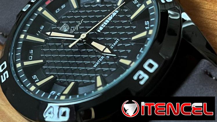 Oferta .🔴🔴Reloj para hombre, pulsera,manilla negra. Esfera negra.