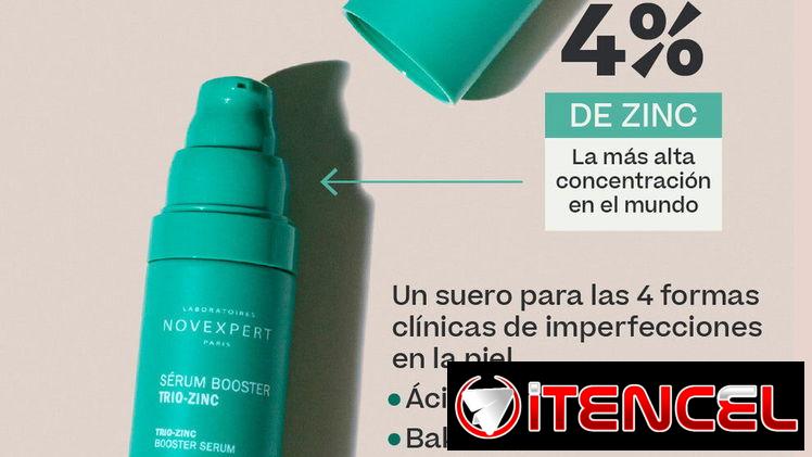 Novexpert Serum Booster Trio Zinc 30 mL (Pieles Grasas y Acné)