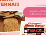 Galletas Maria’s, pasta de tomate y refrescos