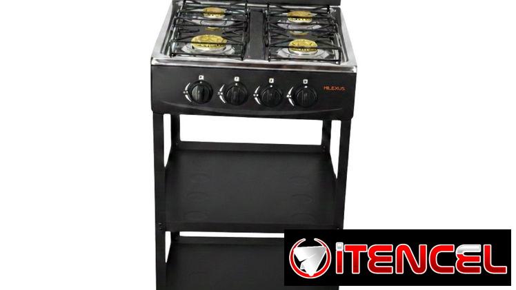 Cocina de gas Milexus con organizador.