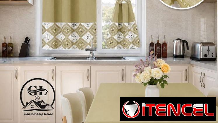 👑Juegos d cocina (excelente calidad) ✨mantel ✨dos alfombras  ✨un juego d cortinas decorativas  💰