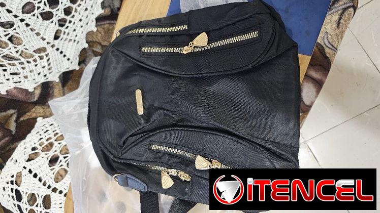 Mochila Negra para Mujer – Universidad/Trabajo/Viaje – ¡NUEVA!