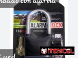 Candado con alarma para el disco de las motos
