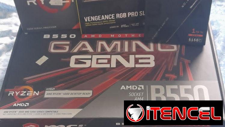 Kit Ryzen 5 5600 16GB Ram B550 MSI Gaming M.2 1Tera