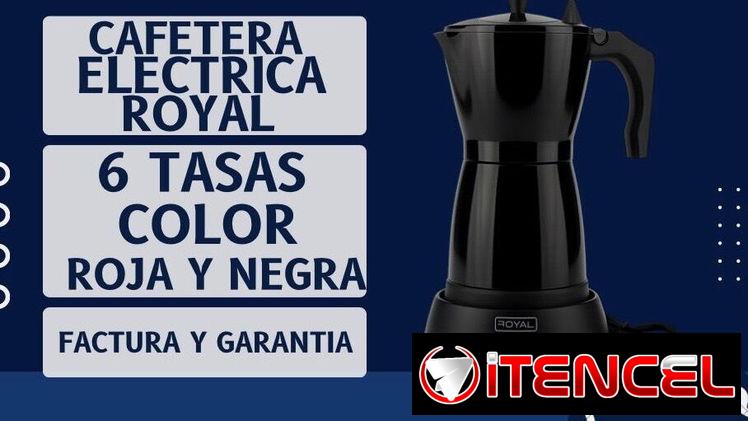 Cafetera eléctrica Royal de 6 tazas nuevas en caja