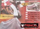 Capas Impermeables para Motos y Bicimotos. Material Polietileno PEVA.