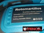 TALADRO Rotomartillo inalámbrico 2 baterías 21v_6.0Ah cincelador (CHIPIJAMA) perforador industrial. 150 Usd