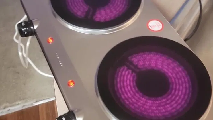 Cocina infrarrojo doble quemador envío incluido