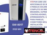 Kit solares 3000W, 4000W y 6000W